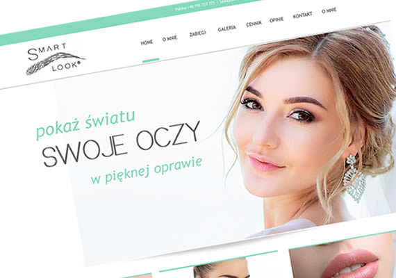 Projekt strony.<br>
www.emka-design.pl/smart-look